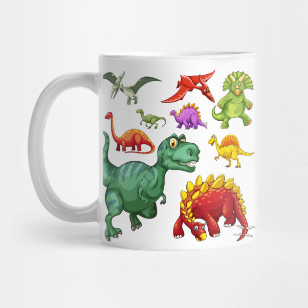 Assorted Illustrated Dinosaurs